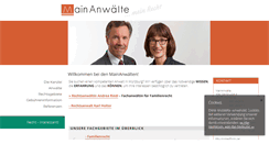 Desktop Screenshot of mainanwaelte.de